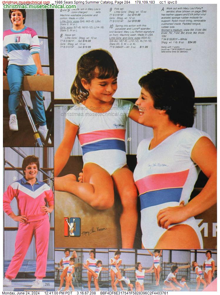 1986 Sears Spring Summer Catalog, Page 284