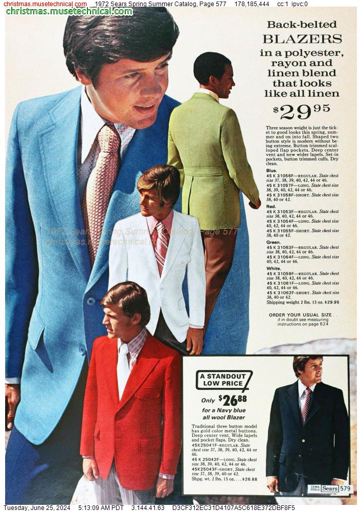 1972 Sears Spring Summer Catalog, Page 577