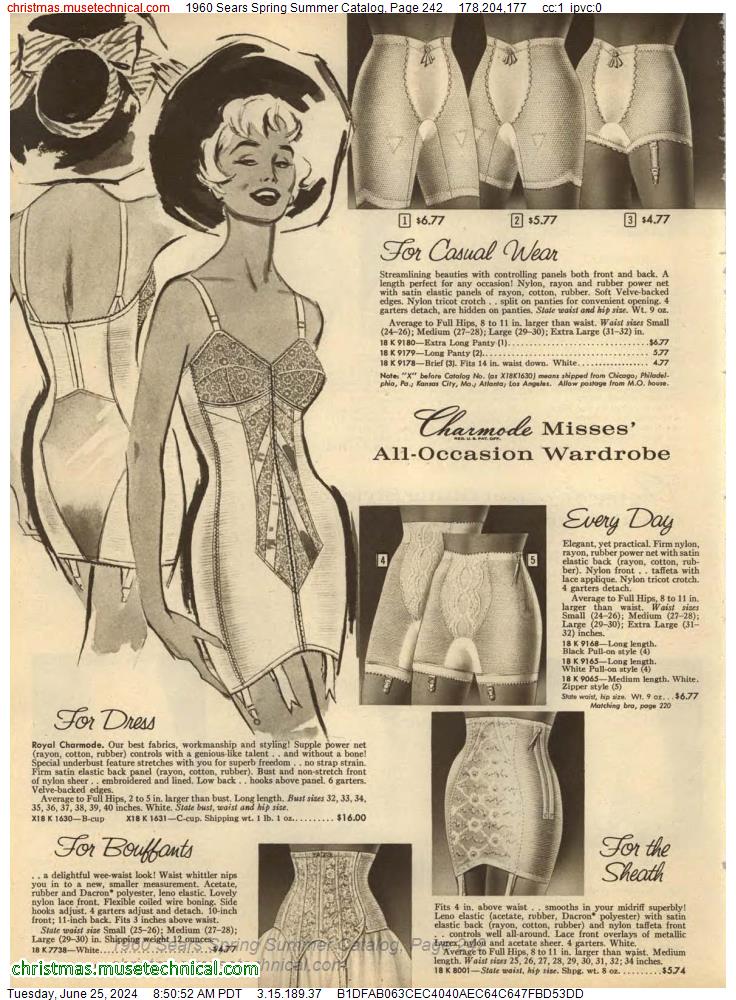 1960 Sears Spring Summer Catalog, Page 242