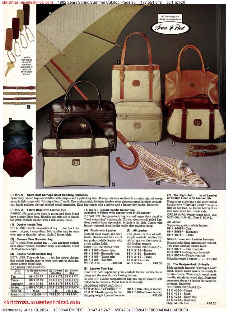 1982 Sears Spring Summer Catalog, Page 90