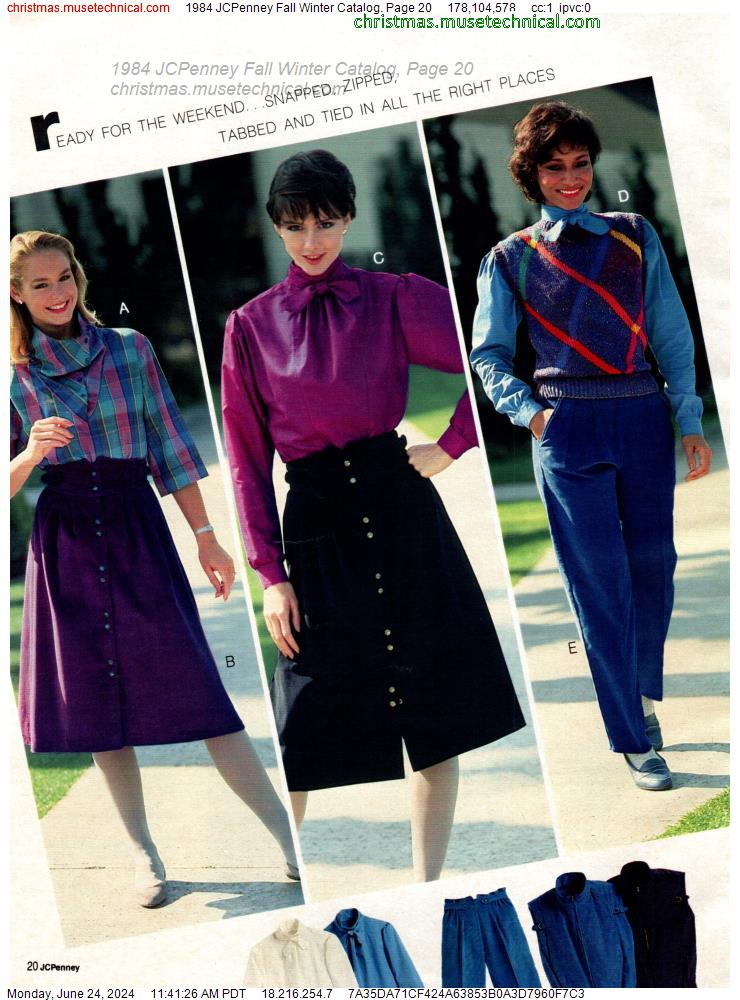 1984 JCPenney Fall Winter Catalog, Page 20