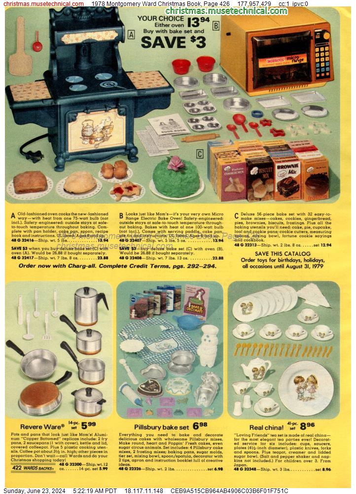 1978 Montgomery Ward Christmas Book, Page 426