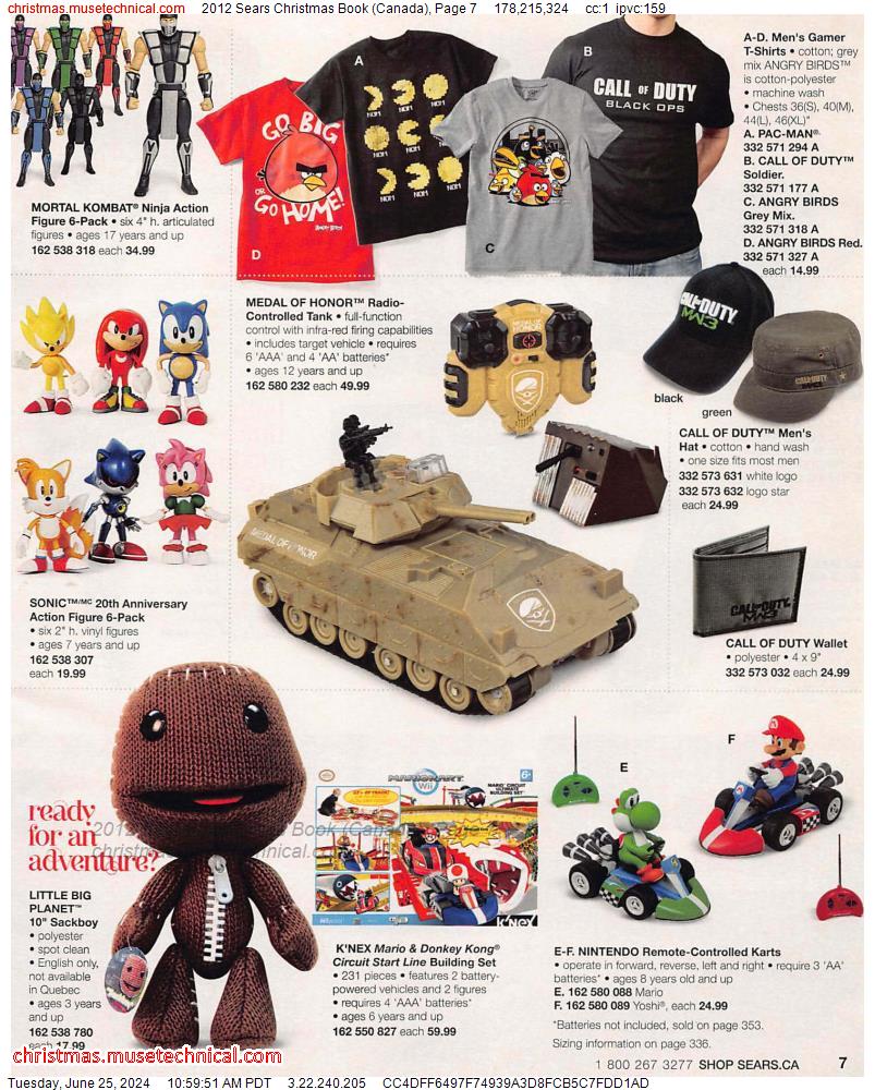 2012 Sears Christmas Book (Canada), Page 7