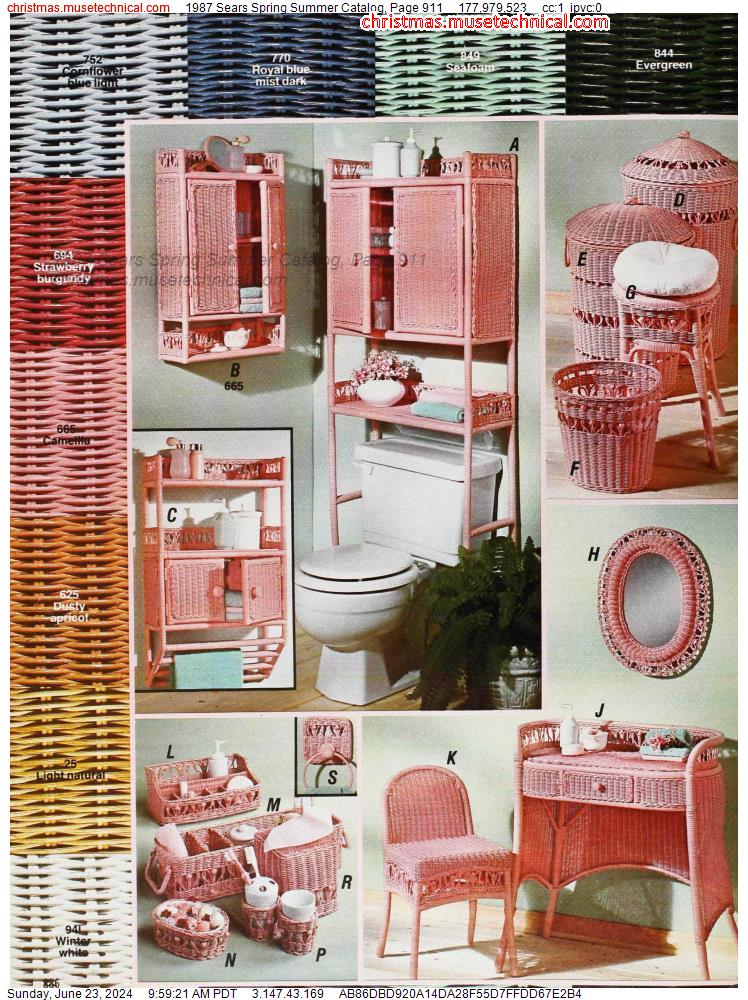 1987 Sears Spring Summer Catalog, Page 911