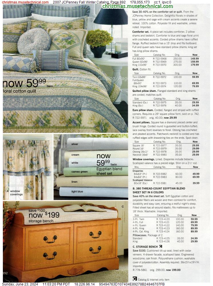 2007 JCPenney Fall Winter Catalog, Page 892