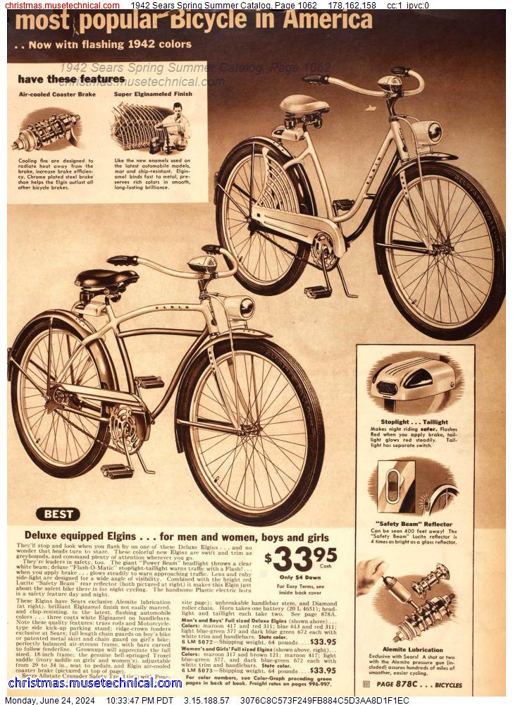 1942 Sears Spring Summer Catalog, Page 1062