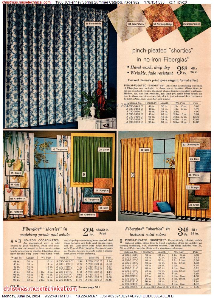 1966 JCPenney Spring Summer Catalog, Page 982