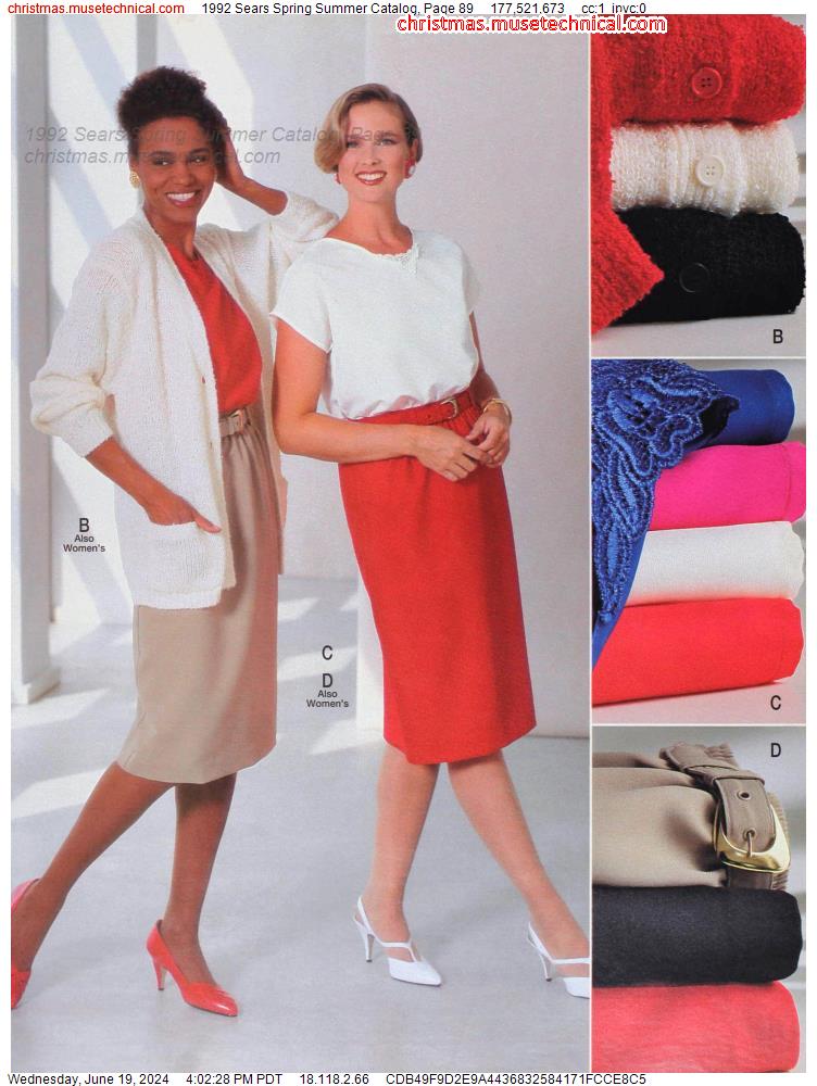 1992 Sears Spring Summer Catalog, Page 89