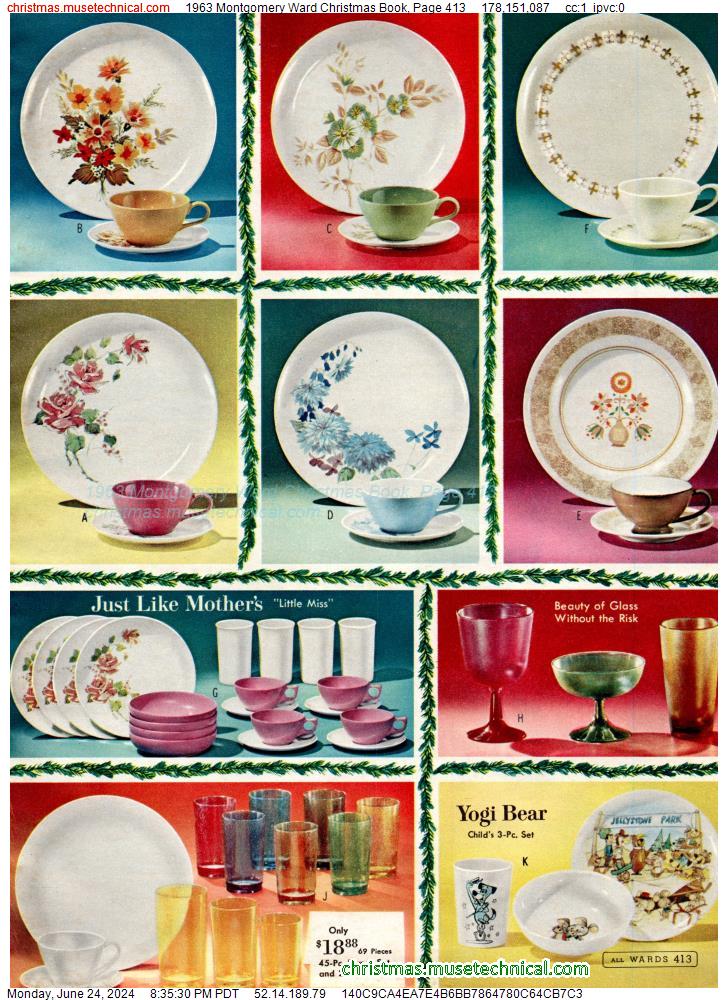 1963 Montgomery Ward Christmas Book, Page 413