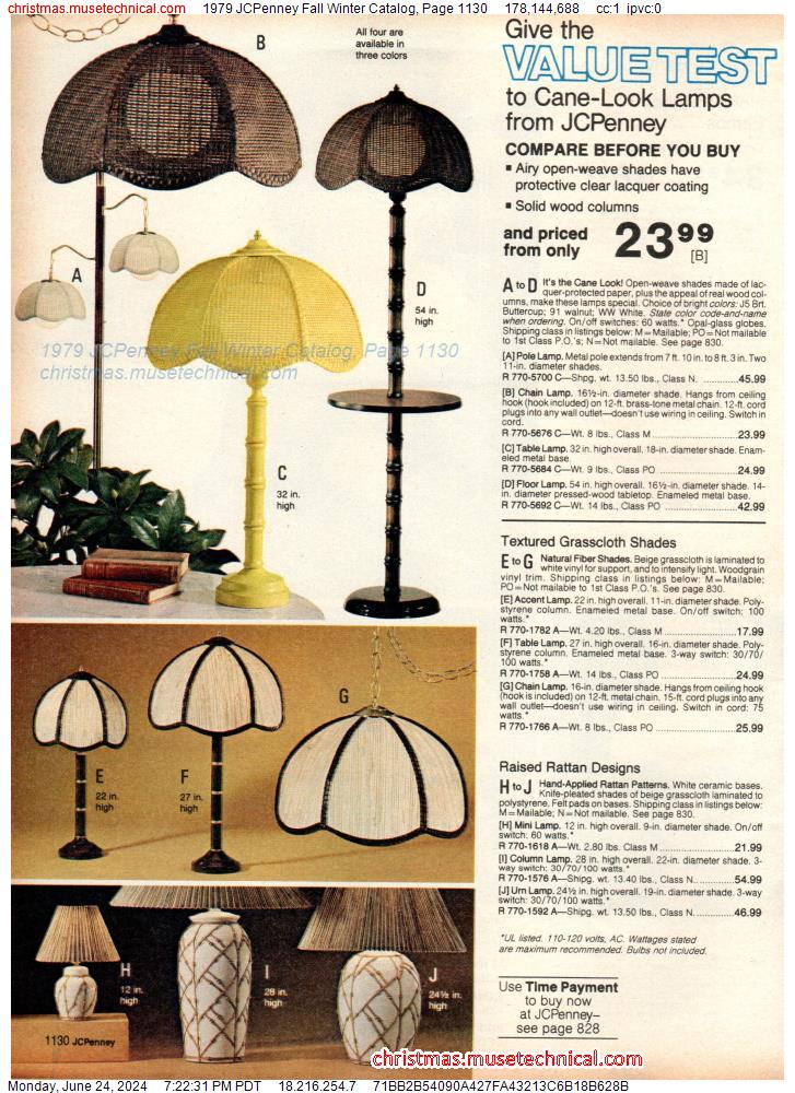 1979 JCPenney Fall Winter Catalog, Page 1130