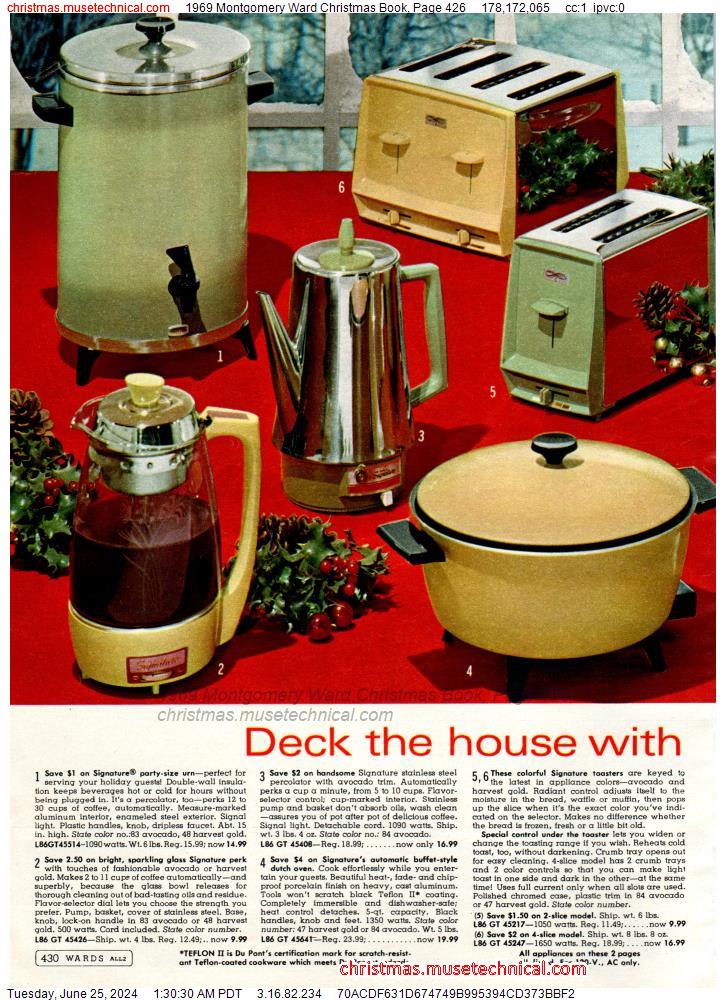 1969 Montgomery Ward Christmas Book, Page 426
