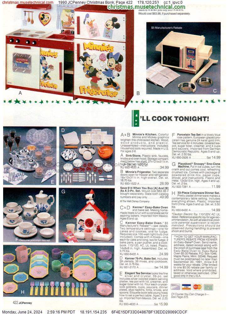 1990 JCPenney Christmas Book, Page 422