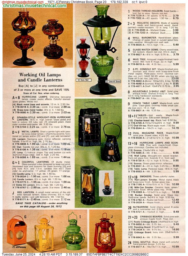 1971 JCPenney Christmas Book, Page 20