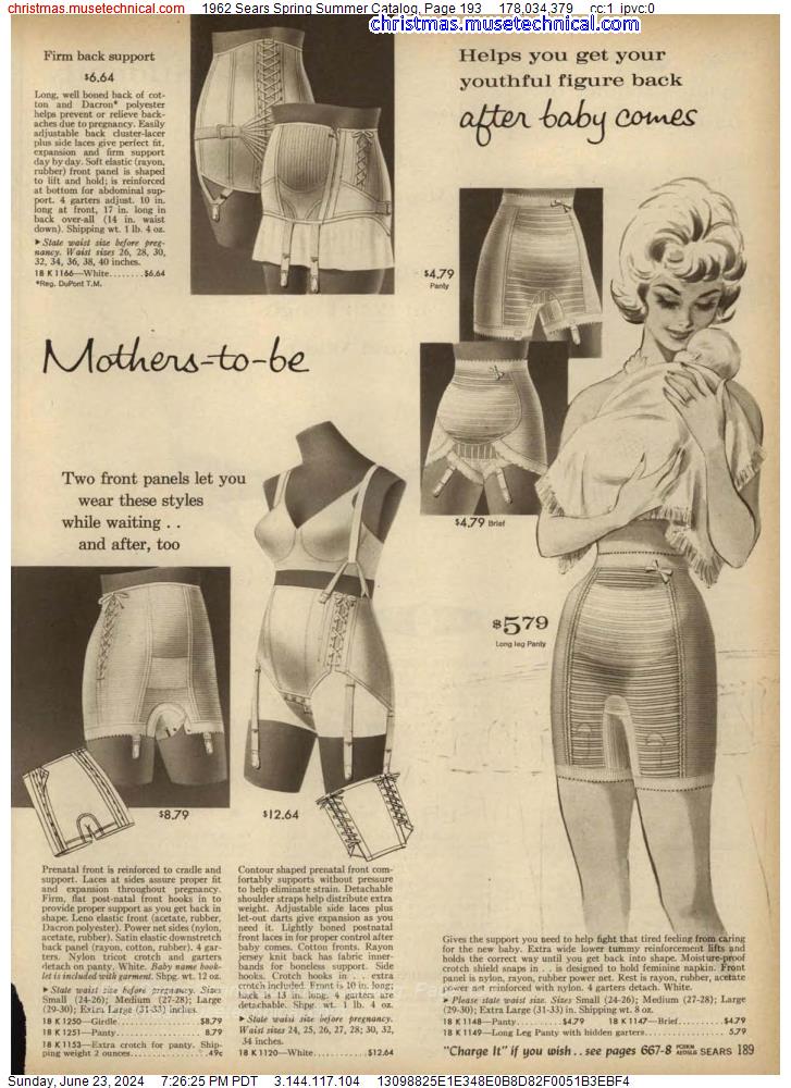 1962 Sears Spring Summer Catalog, Page 193