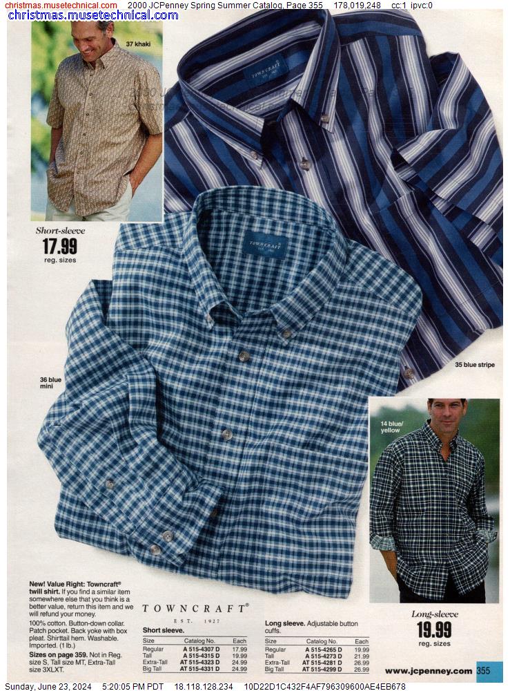 2000 JCPenney Spring Summer Catalog, Page 355