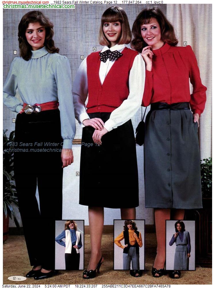 1983 Sears Fall Winter Catalog, Page 12