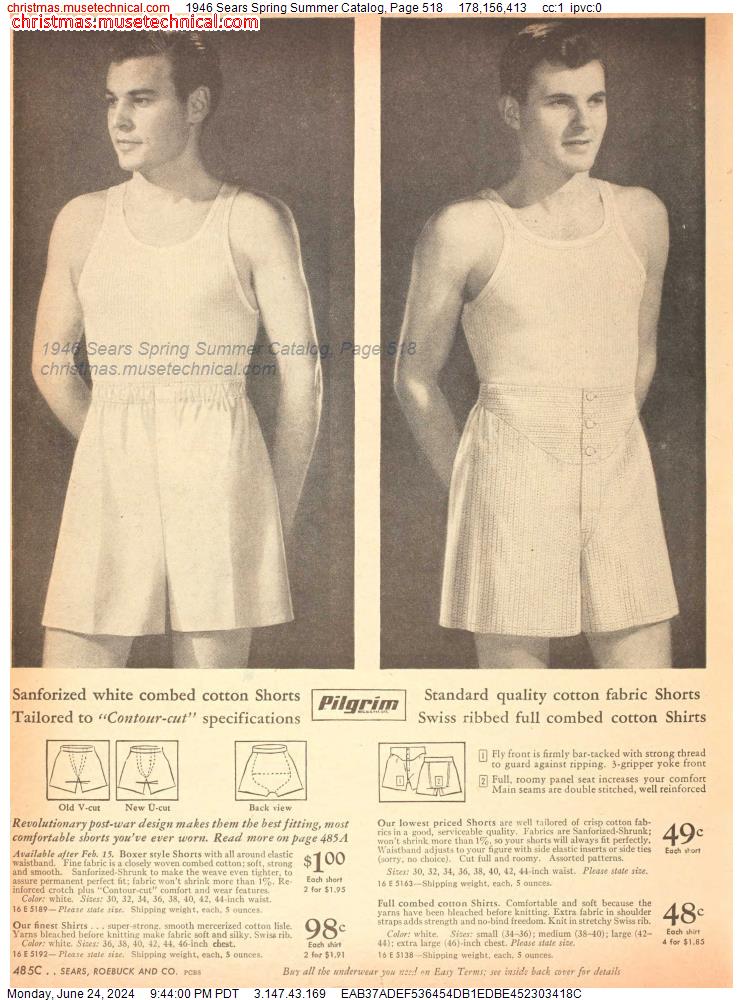 1946 Sears Spring Summer Catalog, Page 518