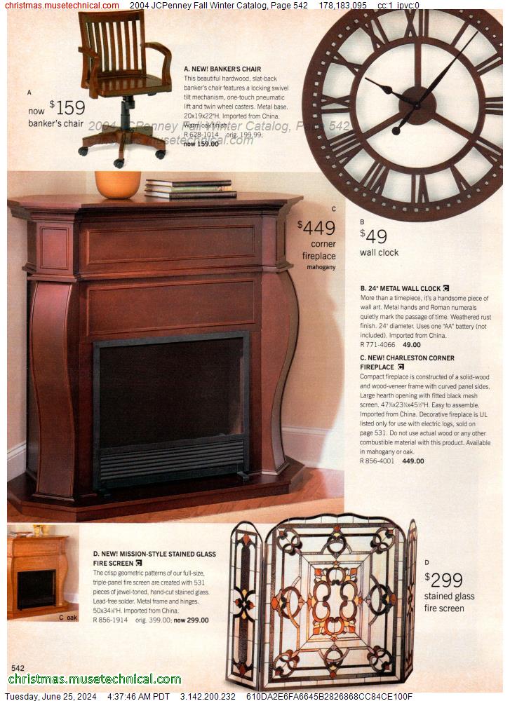2004 JCPenney Fall Winter Catalog, Page 542