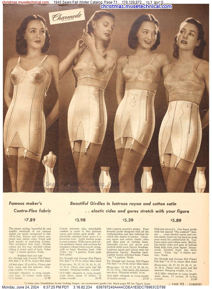 1945 Sears Fall Winter Catalog, Page 71