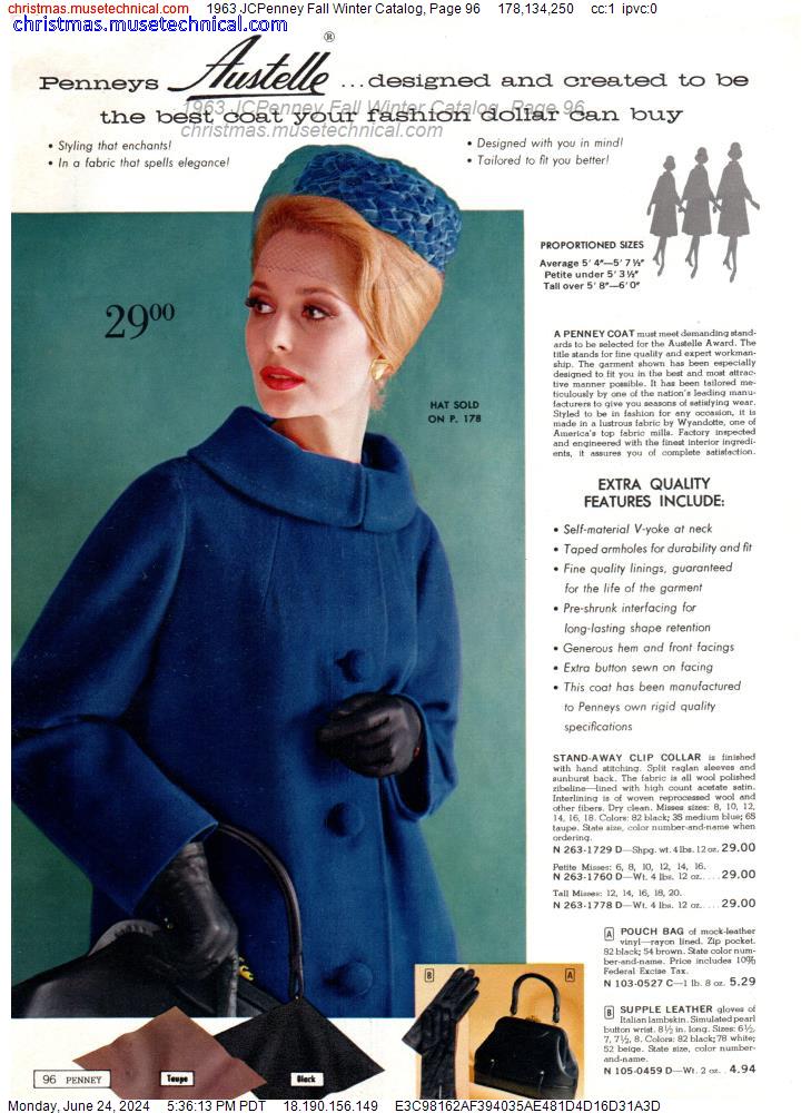 1963 JCPenney Fall Winter Catalog, Page 96