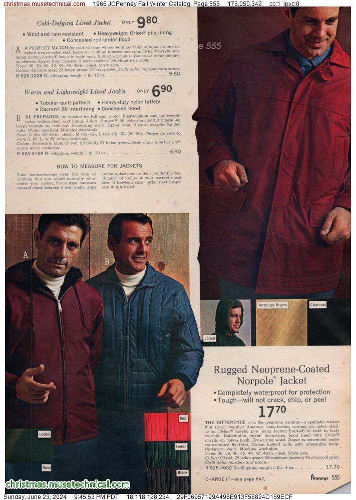 1966 JCPenney Fall Winter Catalog, Page 555