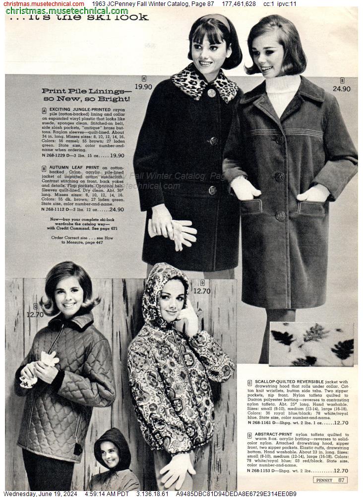 1963 JCPenney Fall Winter Catalog, Page 87