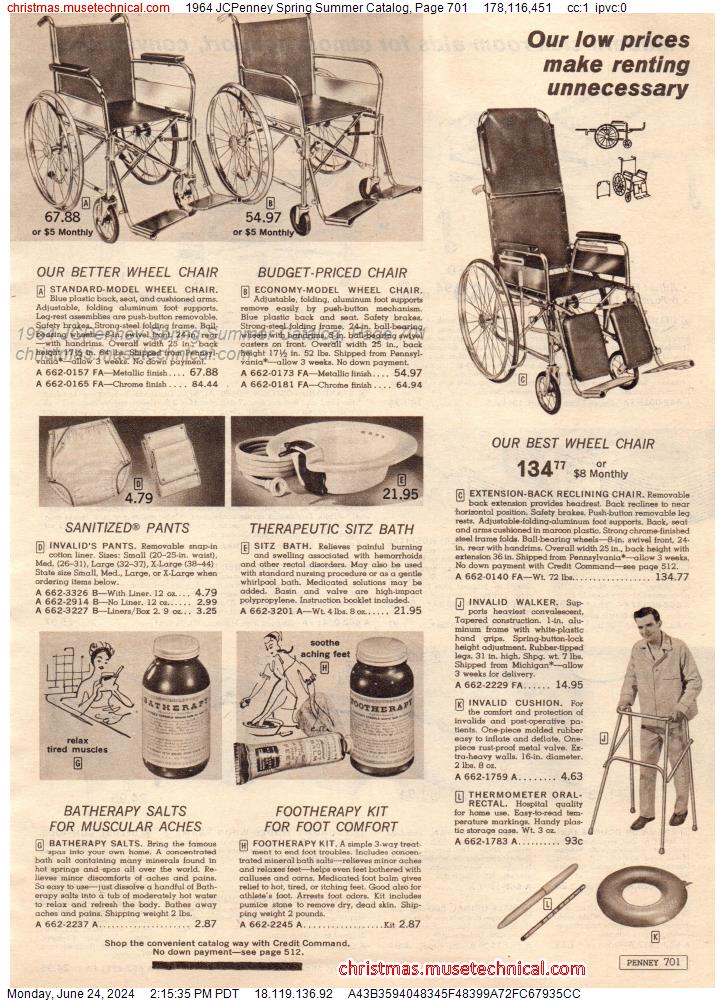 1964 JCPenney Spring Summer Catalog, Page 701