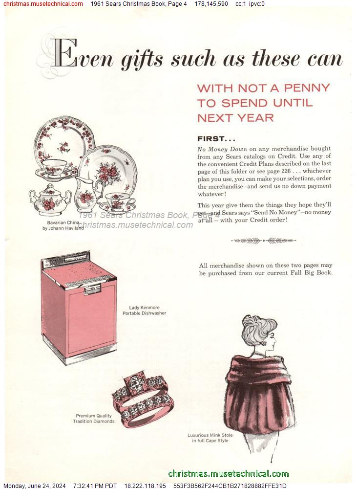 1961 Sears Christmas Book, Page 4