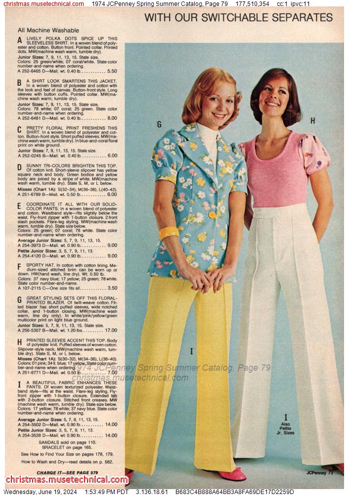 1974 JCPenney Spring Summer Catalog, Page 79