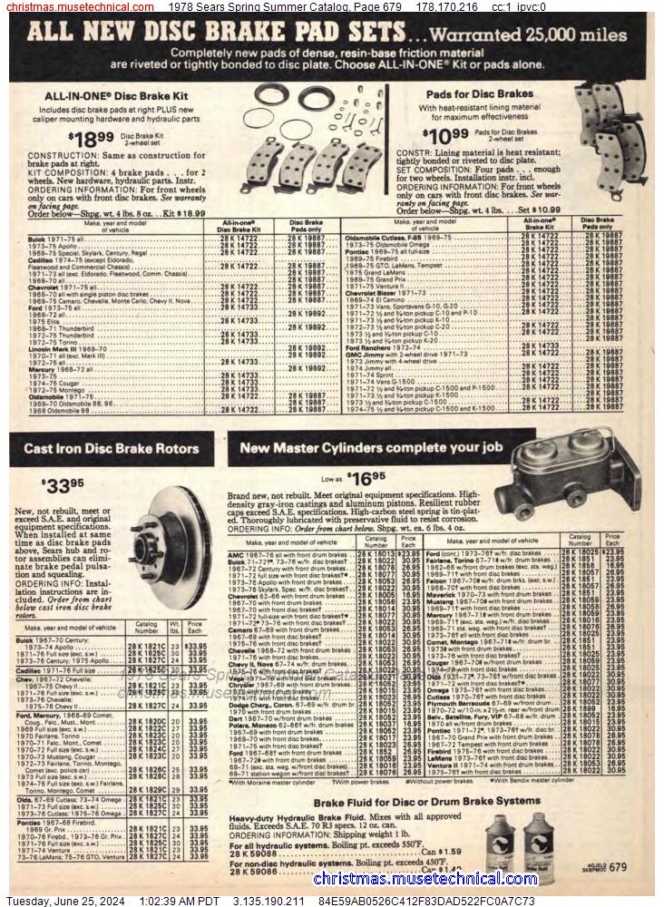 1978 Sears Spring Summer Catalog, Page 679
