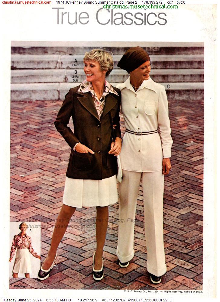 1974 JCPenney Spring Summer Catalog, Page 2