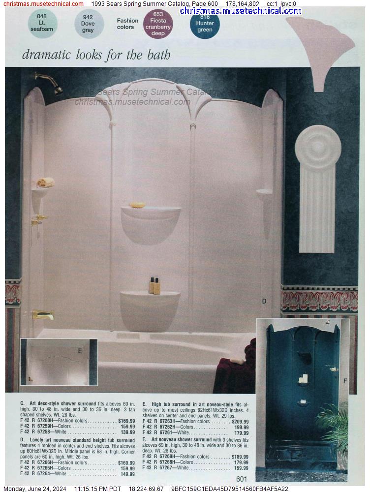 1993 Sears Spring Summer Catalog, Page 600