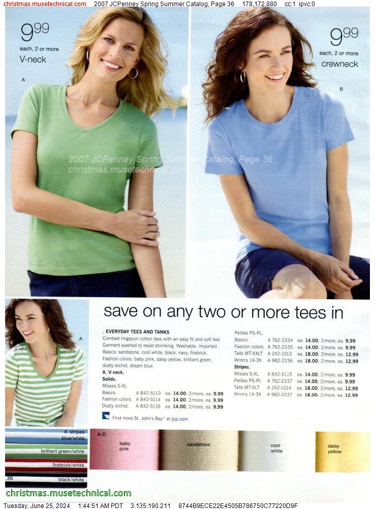 2007 JCPenney Spring Summer Catalog, Page 36