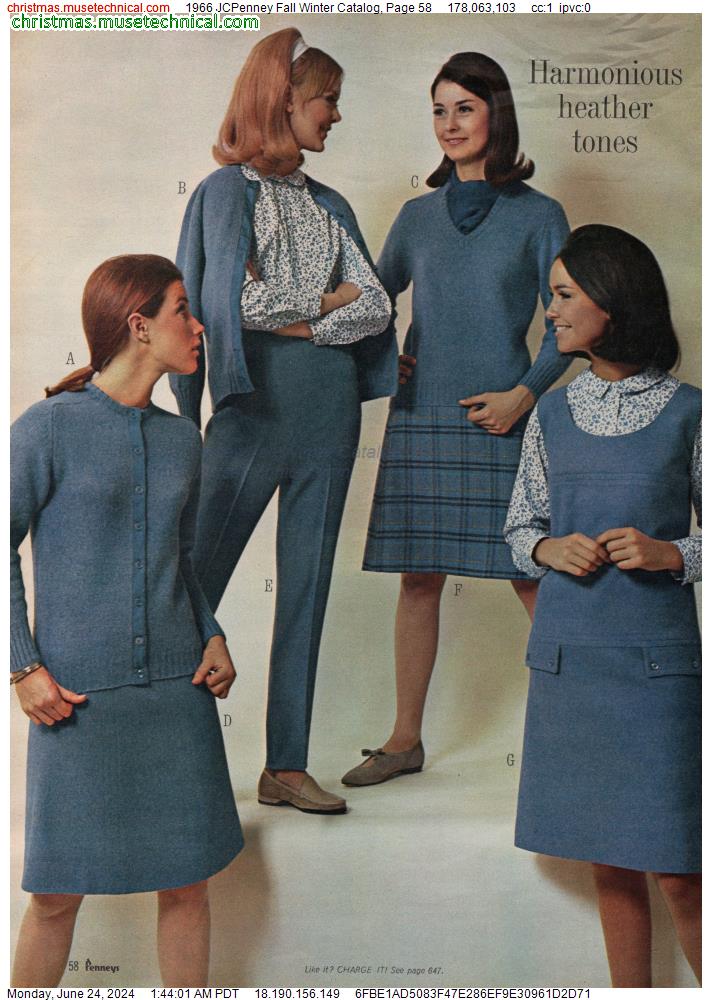1966 JCPenney Fall Winter Catalog, Page 58