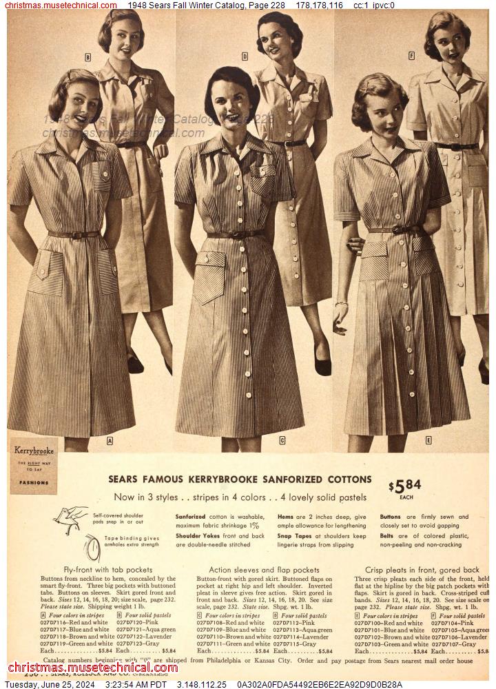 1948 Sears Fall Winter Catalog, Page 228