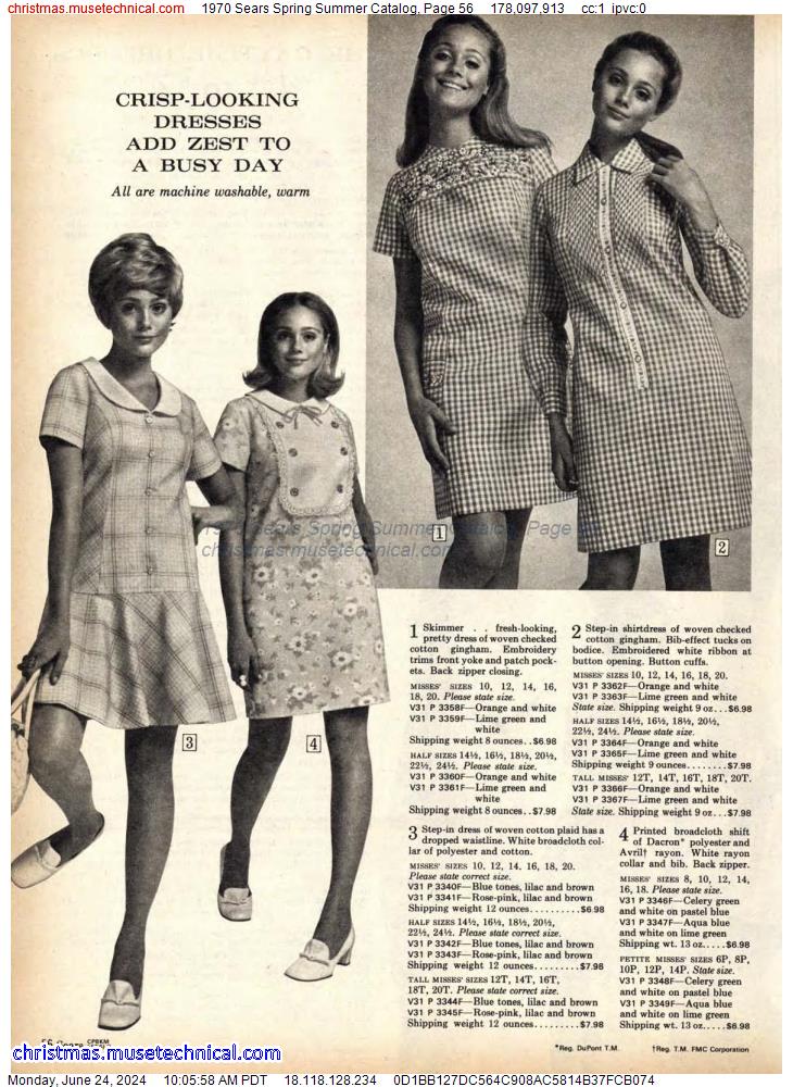 1970 Sears Spring Summer Catalog, Page 56