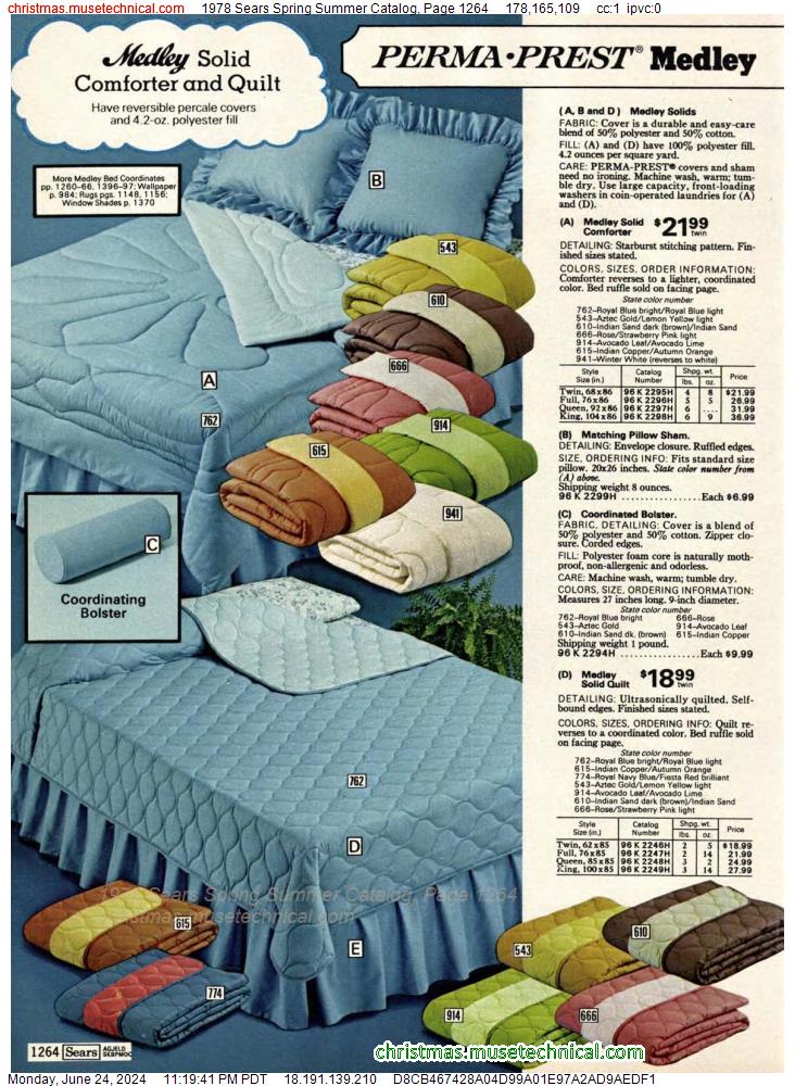 1978 Sears Spring Summer Catalog, Page 1264