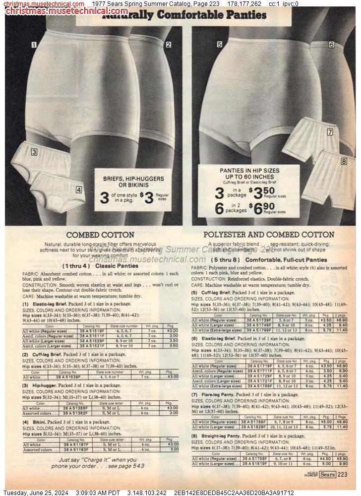 1977 Sears Spring Summer Catalog, Page 223