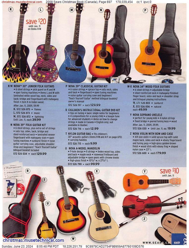 2008 Sears Christmas Book (Canada), Page 697