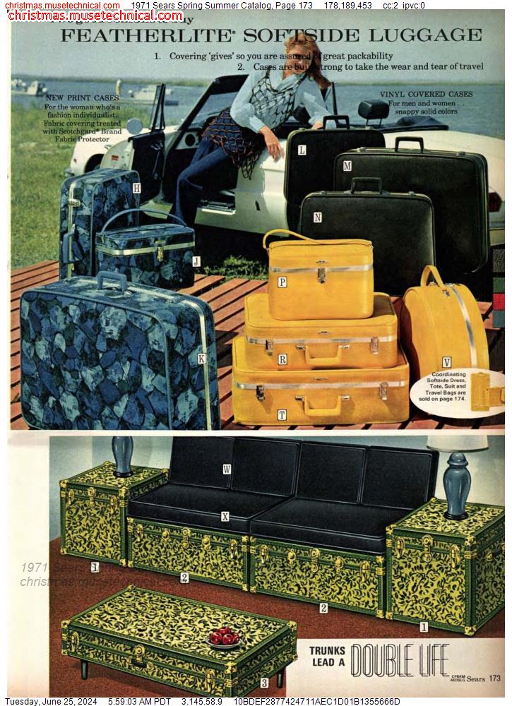 1971 Sears Spring Summer Catalog, Page 173