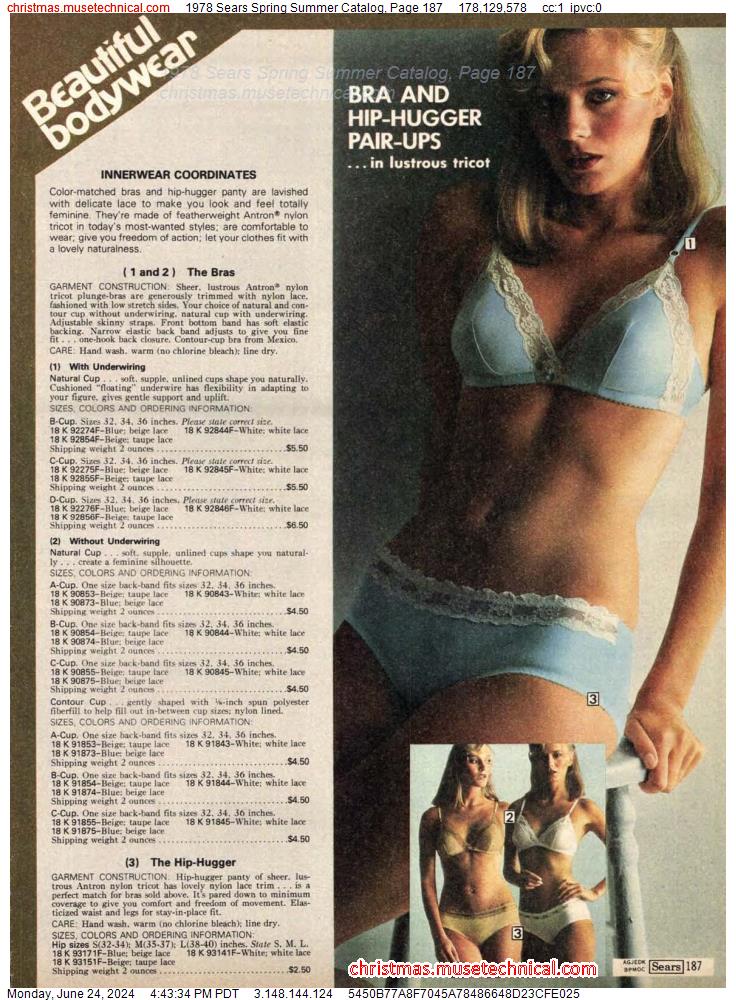 1978 Sears Spring Summer Catalog, Page 187