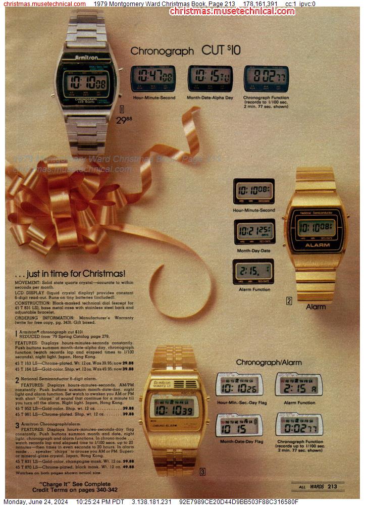 1979 Montgomery Ward Christmas Book, Page 213