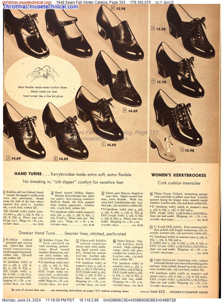 1948 Sears Fall Winter Catalog, Page 353