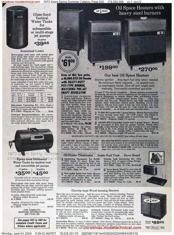 1973 Sears Spring Summer Catalog, Page 930
