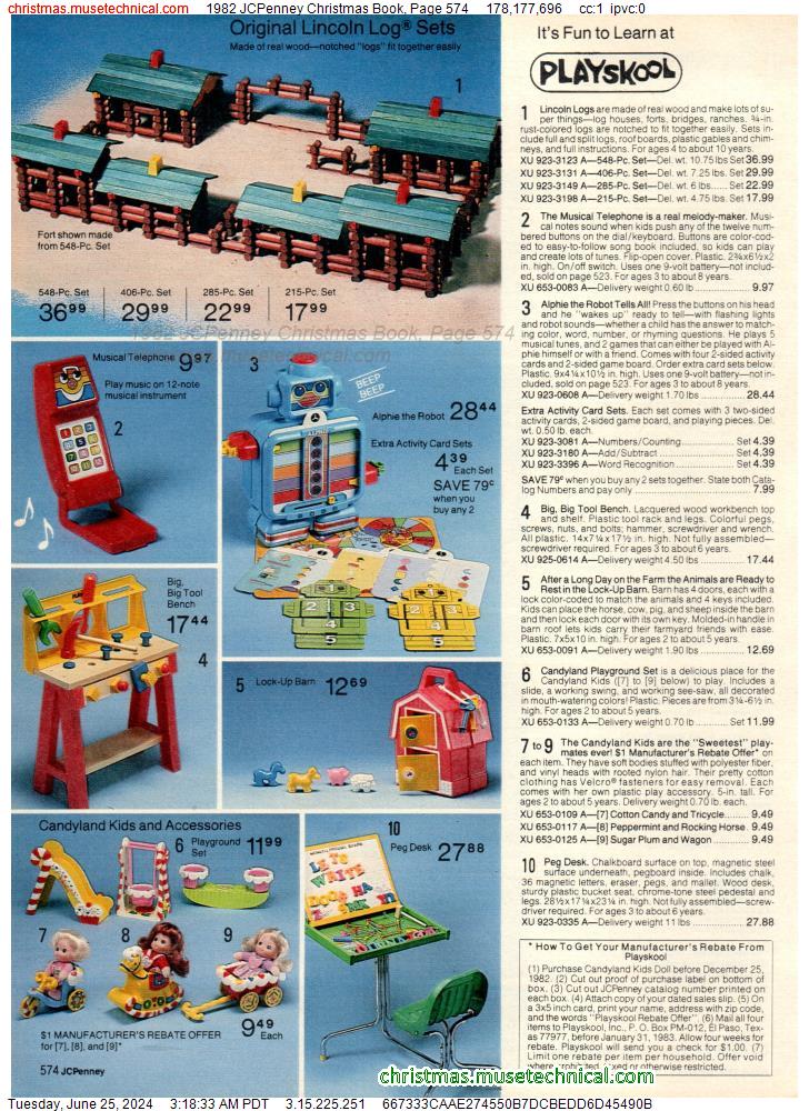 1982 JCPenney Christmas Book, Page 574