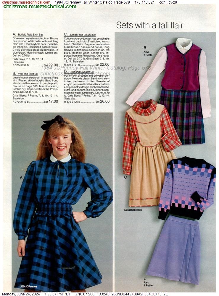 1984 JCPenney Fall Winter Catalog, Page 578