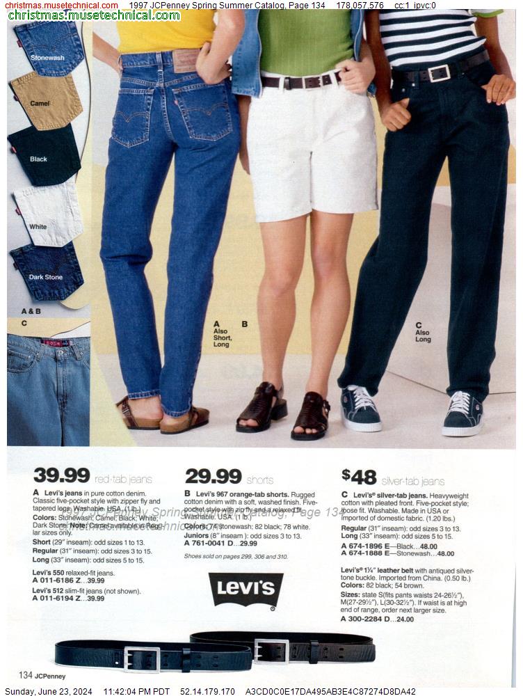 1997 JCPenney Spring Summer Catalog, Page 134