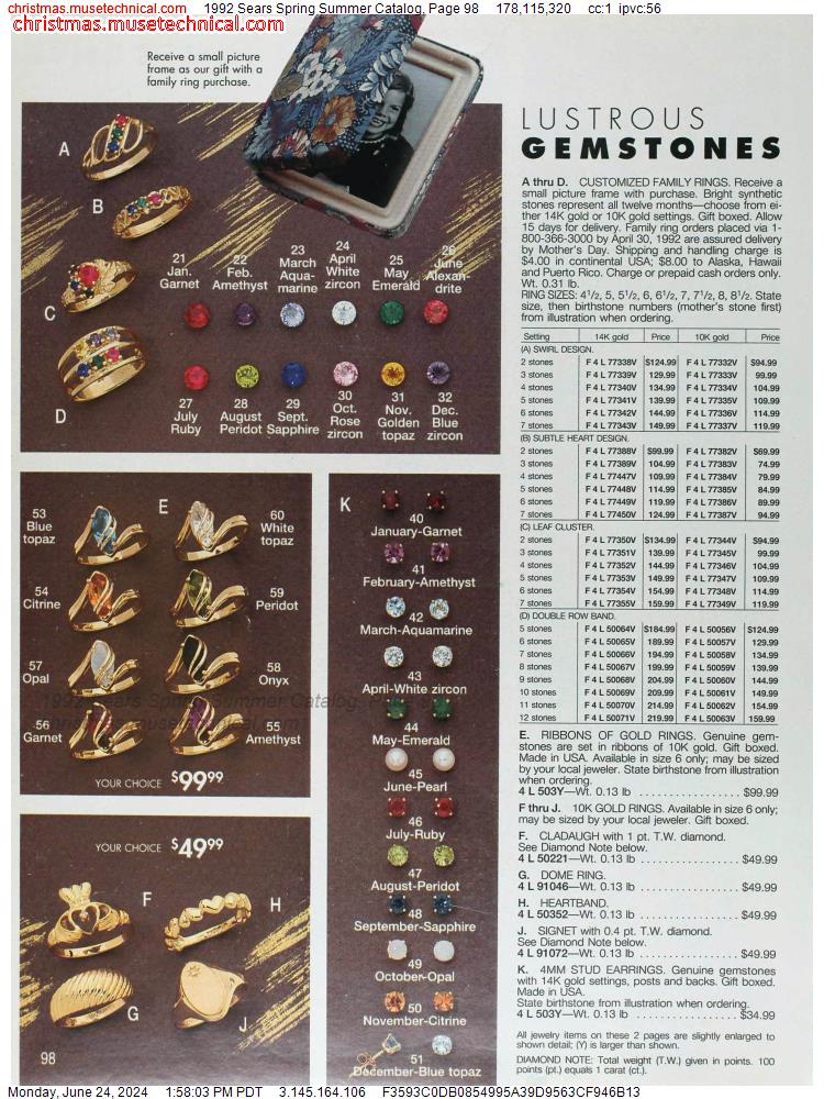 1992 Sears Spring Summer Catalog, Page 98