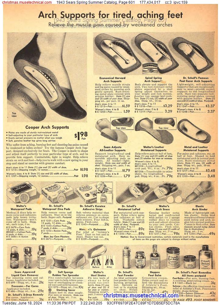 1943 Sears Spring Summer Catalog, Page 601