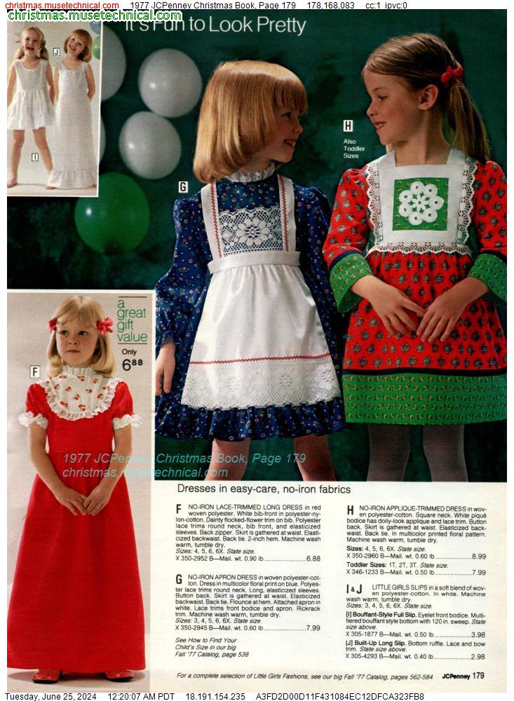 1977 JCPenney Christmas Book, Page 179
